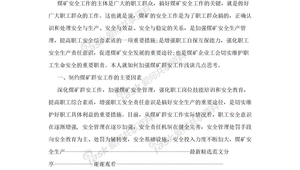 煤礦群監工作總結（群眾安全生產監督工作）